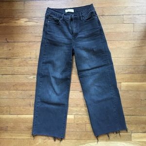 Gap wide leg cutoff jeans